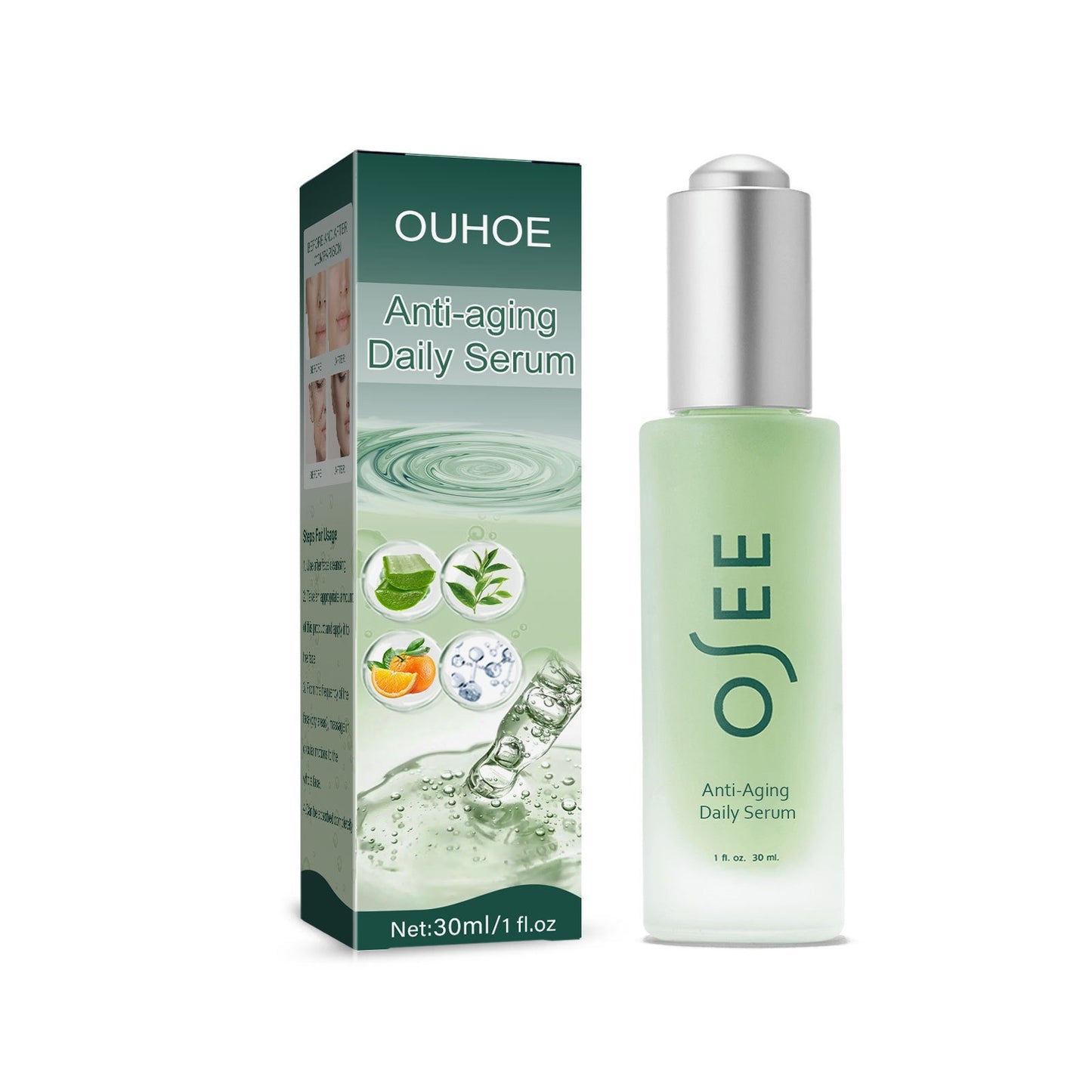 OUHOE Essence collagen replenishing essence whitening freckle removal facial essence brightening hydrating moisturizing